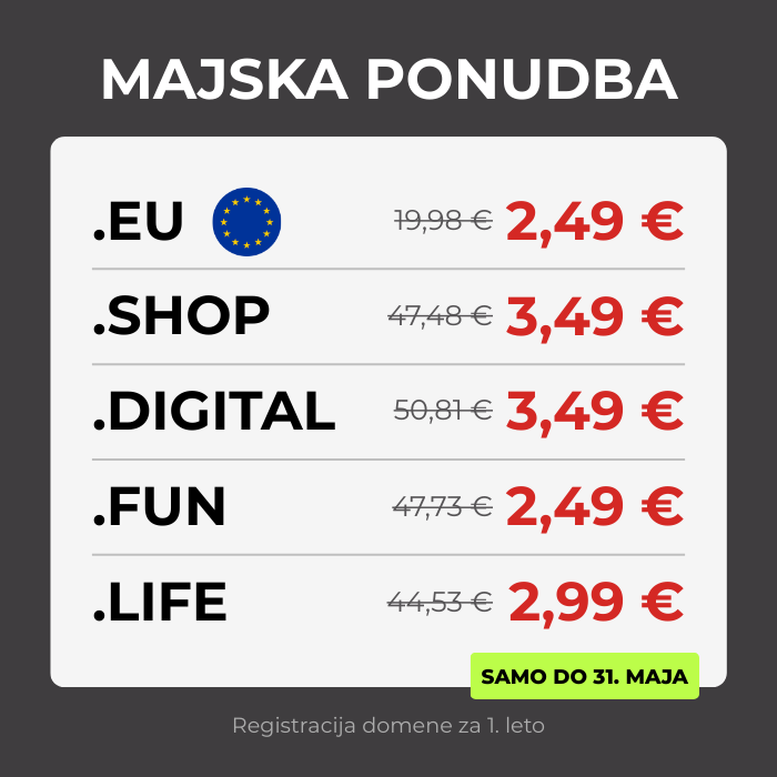 Majska ponudba